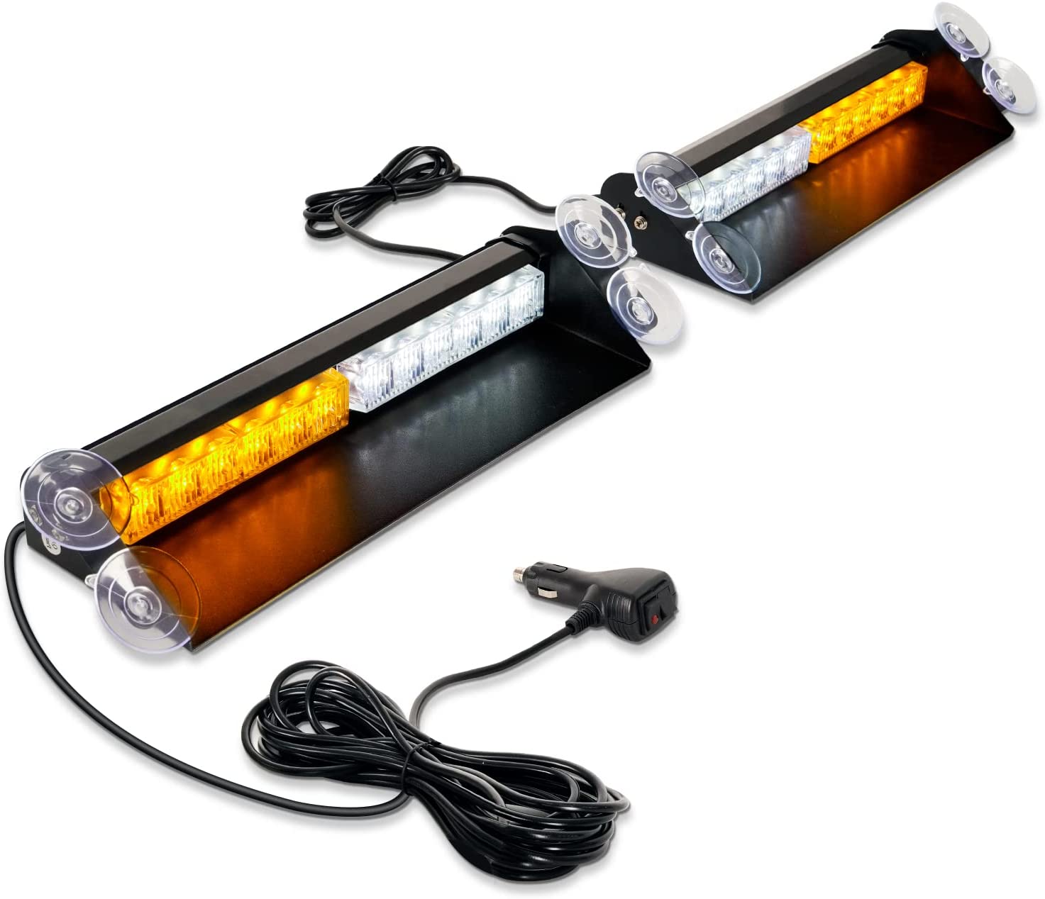 Luz led intermitente multicolor para el coche amarillo blanco