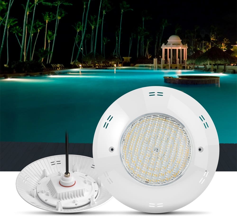 Lámpara LED para iluminación de piscinas - LED blanco 3000K blanco cálido